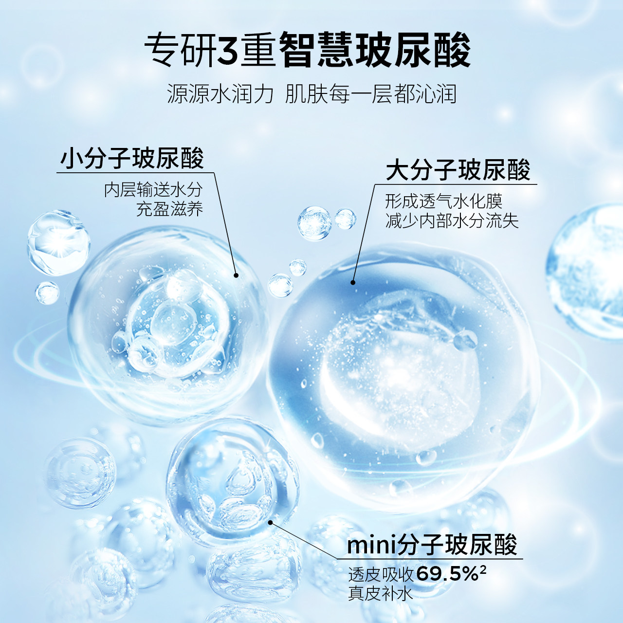 润百颜水光亮透肉肉女补水官方面膜 润百颜贴片面膜