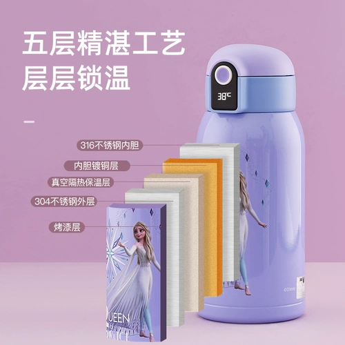 Дисней, детский стакан, трубочка со стаканом для школьников, чайник