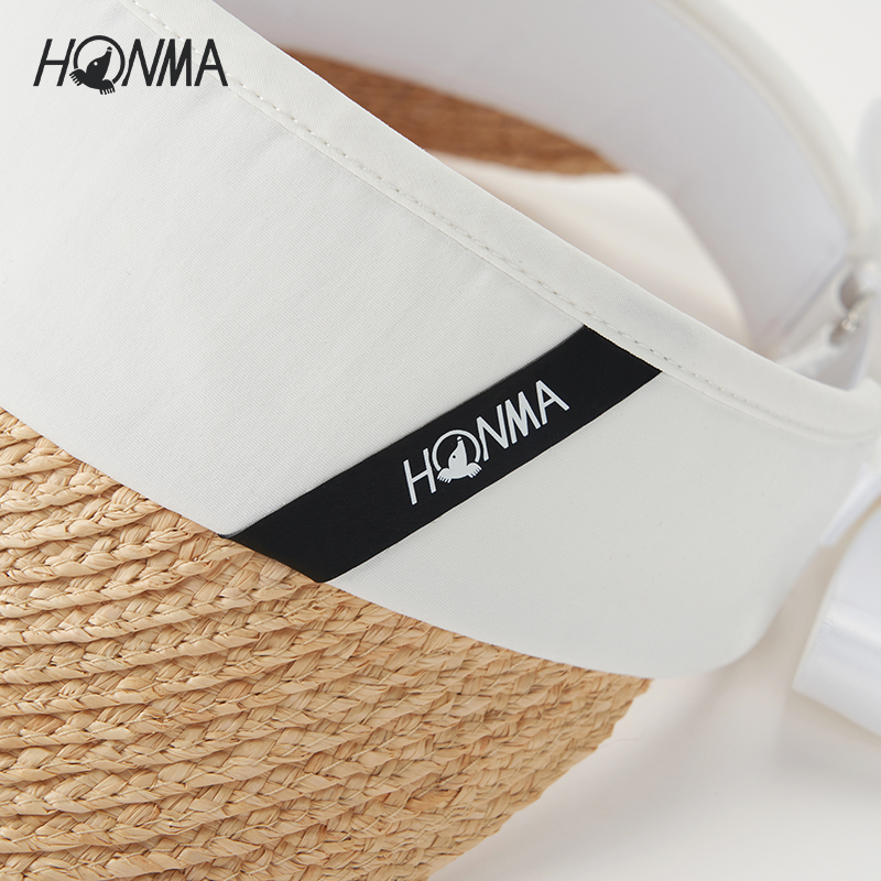 【专业高尔夫】HONMA空顶帽加大帽檐遮阳户外防晒帽HWJQ022R093 - 图1
