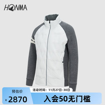 (Professional Golf) HONMA Shirt golf Apparel Mens duvet Sports Coloured Collar Jacket Jacket