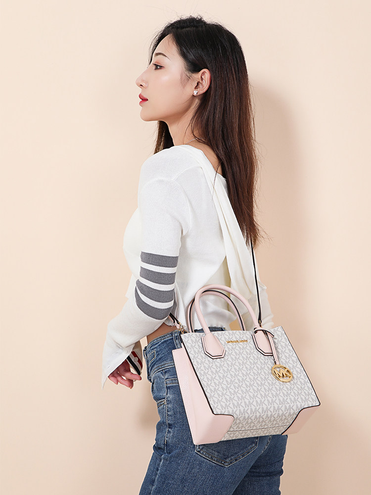 mk新款早春mercer手提风琴包斜跨包 云奢汇女士包袋