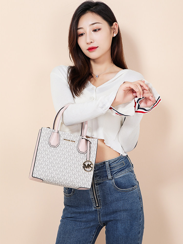 mk新款早春mercer手提风琴包斜跨包 云奢汇女士包袋