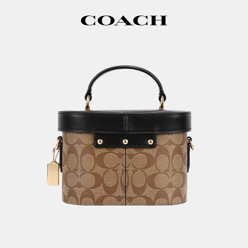 coach /蔻驰女士新款pvc配手提包 云奢汇女士包袋