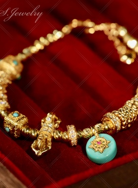 SSJEWELRY盘缠金刚杵手链