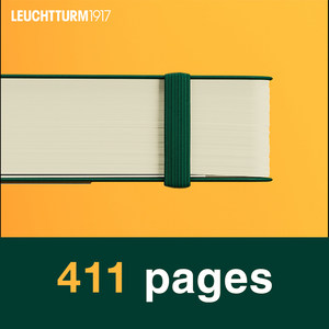 LEUCHTTURM1917德国灯塔笔记本子411超厚无酸纸a5记事本简约学生商务皮面本硬皮办公笔记本