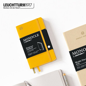 Leuchtturm1917德国灯塔A6口袋型硬封皮Monocle笔记本口袋本软皮加厚商务笔记本记事本商务随身手账本记事本
