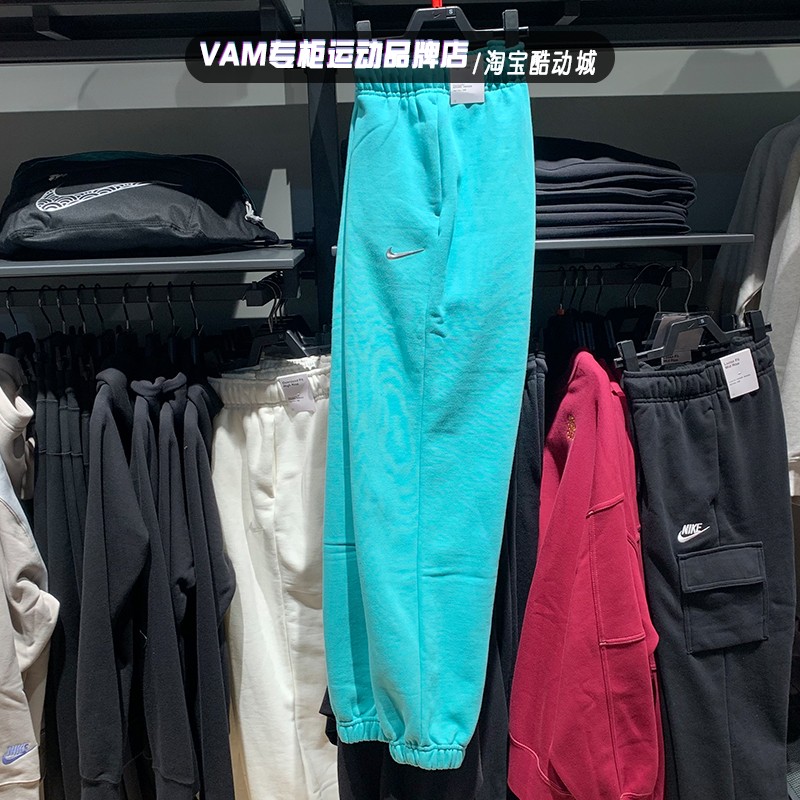 Nike耐克女卫衣2022春新款大勾加绒加厚运动套头衫DQ5368-133-392