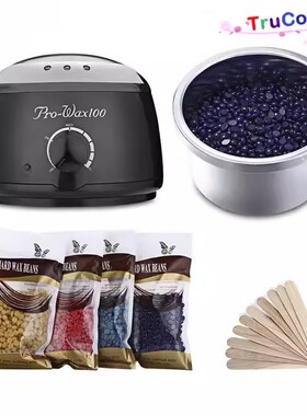 Hot Wax Warmer Heater Machine Hair Removal Beans Waxing Kit
