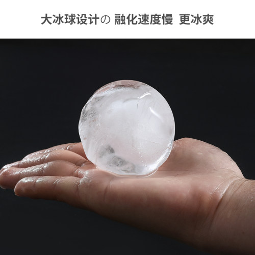 日式透明创意威士忌家用多边形冰球模具调酒大制冰盒制冰模具硅胶 - 图2