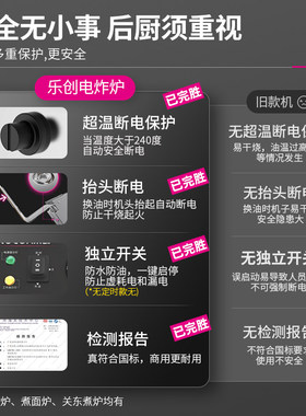 乐创炸炉商用油炸锅双缸锅