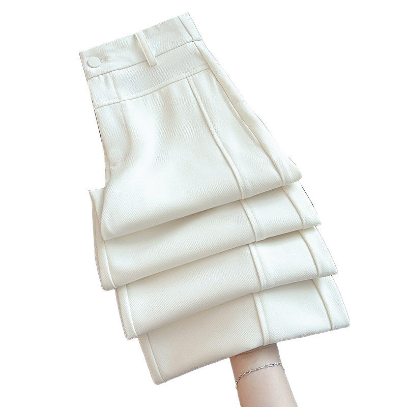 拉夏贝尔高级感西装阔腿裤女春季2026新款今年流行高腰休闲直筒裤,淘宝优惠券,粉丝福利购,淘宝优惠卷