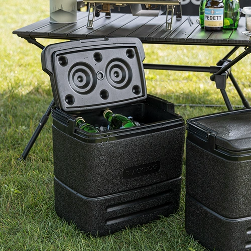 Blackdog Black Dog Camping Products Ручная защита Winn Piece Food Fresh Revoozing Box Outdoor Ice Brick Black