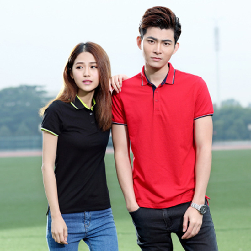 20夏天新款短袖情侣装高中工作服 韩雅芬T恤