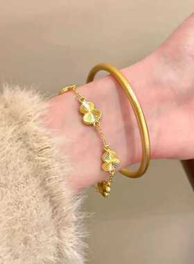 金玉满堂~高颜值镭射葫芦手链女轻奢小众精致手饰气质高级感配饰