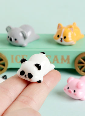 小动物树脂配件桌面摆件款多价低