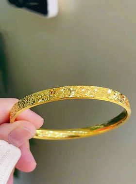 实心金店同款闭口手环时尚百搭