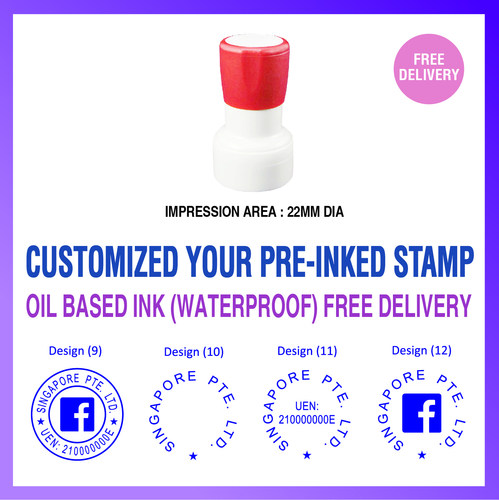 self Inking stamp customized pre inked stamp flashink stamp - 图1
