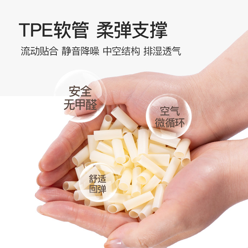 NiSHiKaWa/西川柔软黄色软管支撑颈椎枕送礼物呵护健康枕,淘宝优惠券,粉丝福利购,淘宝优惠卷