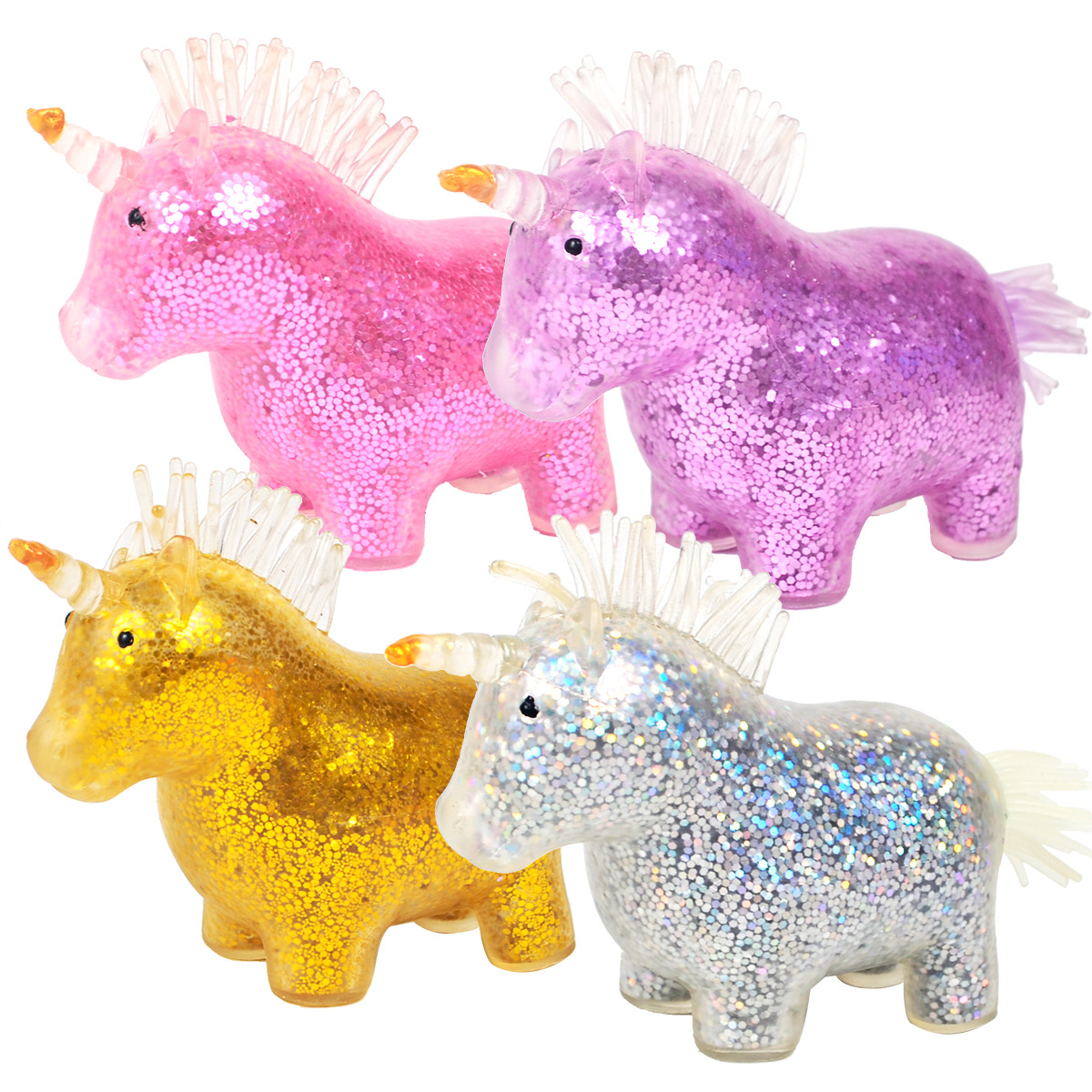 Luminous Unicorn Stress Balls Toy Squeeze Toys Stress Relief-图2