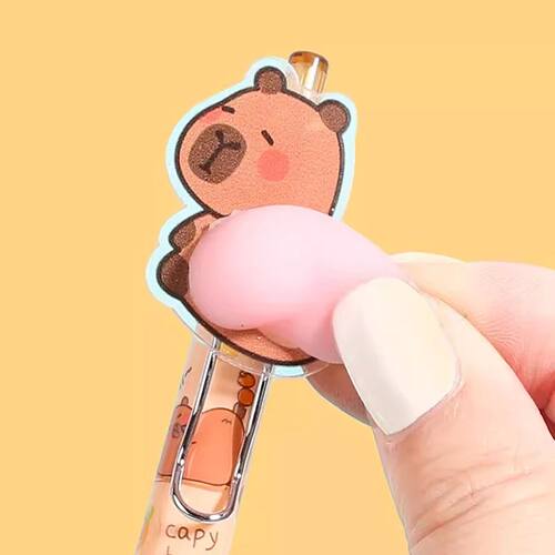 1pc Cute Capybara Mechanical Pencil Children's Drawing Writi - 图2