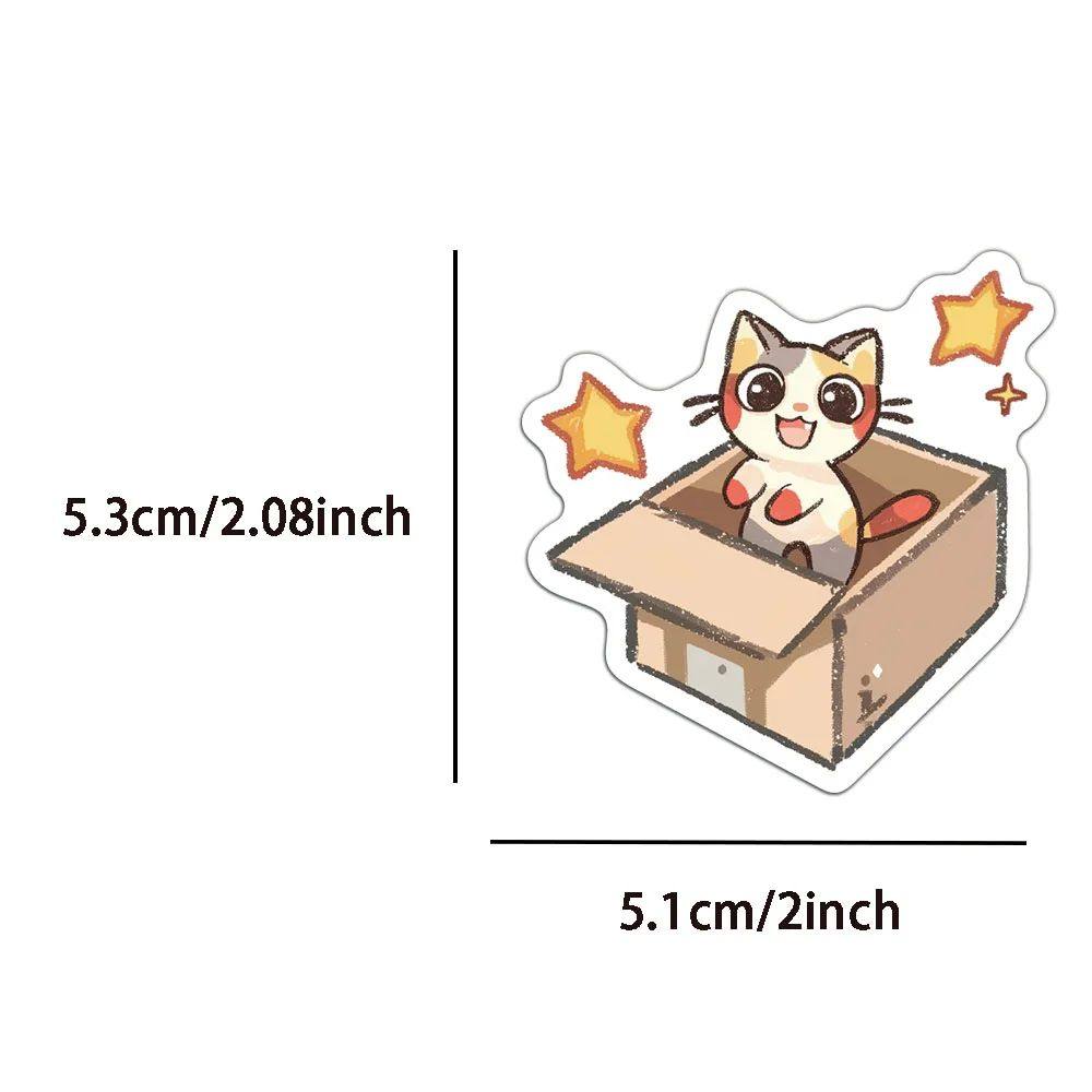 50PCS Christmas Cat Cute Stickers Graffiti Decoration Phone - 图3