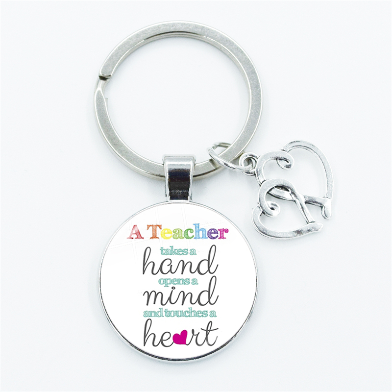 Gift for the Teacher Day Keychain The Best Teacher Present C - 图1