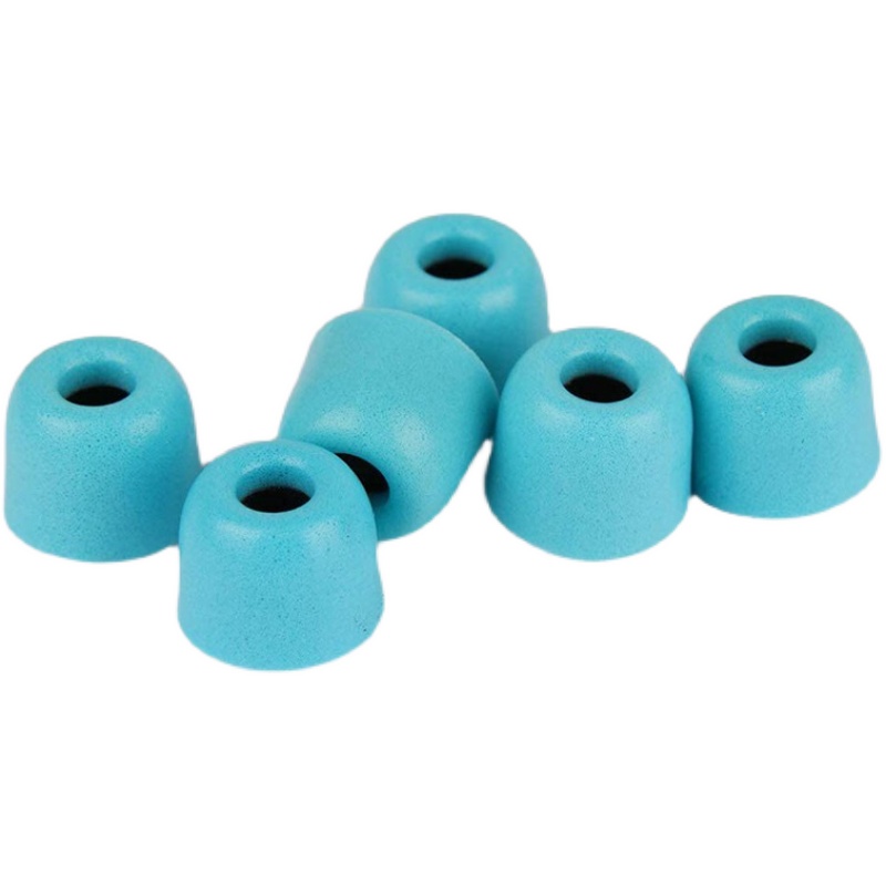 天天动听 TINHIFI hifi耳机蓝色记忆海绵塞进口材质耳机套3对装 - 图1