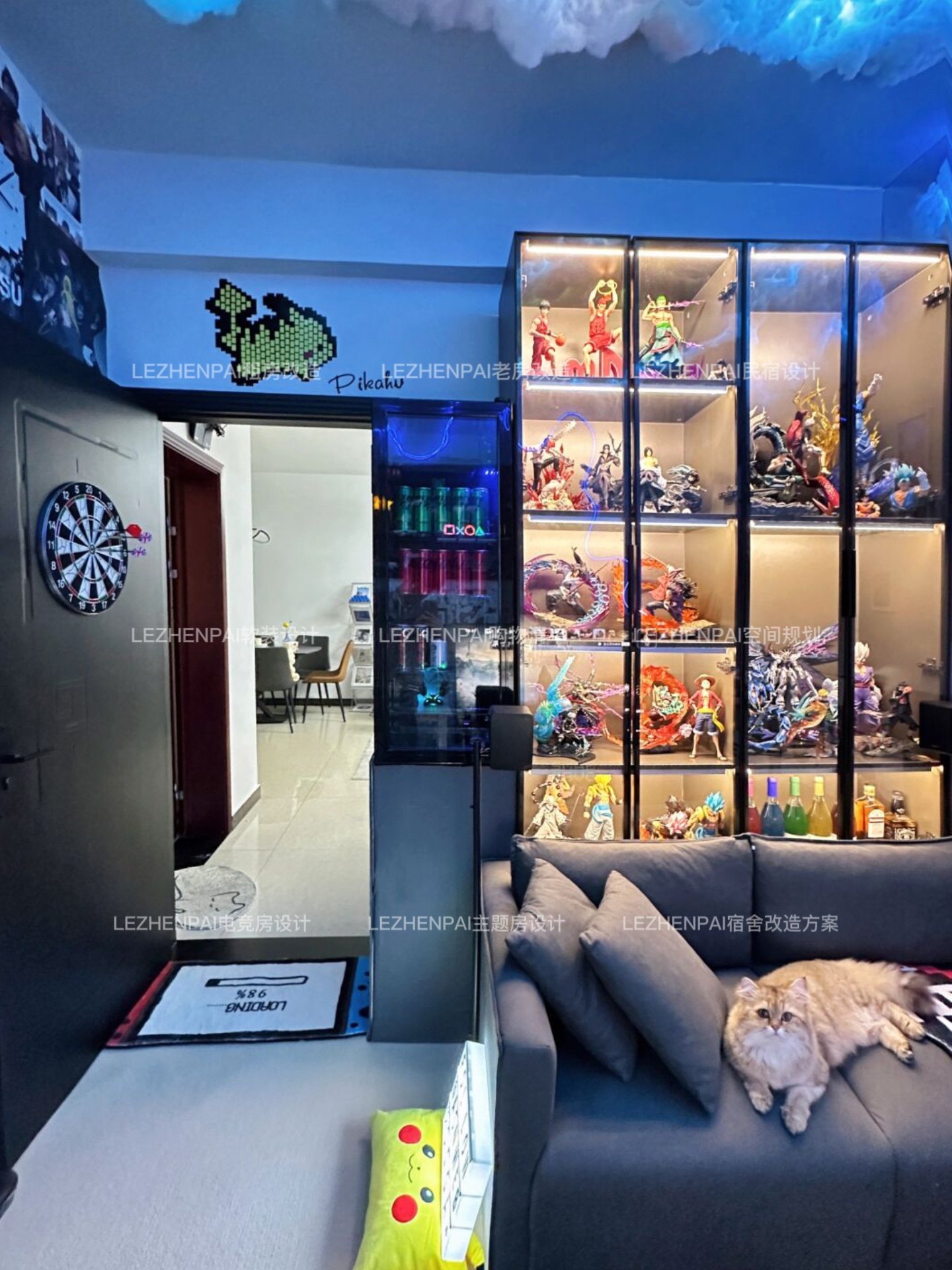电竞房改造 二手房软装设计老屋翻新男孩的梦想礼物 室内设计搭配 - 图1