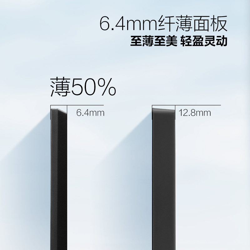 公牛开关插座面板g57g56超薄蝶翼家用暗装一开五孔16a官网旗舰店-图2