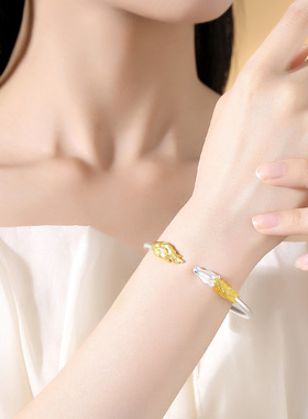 vana祥马手镯足银开口2026马年