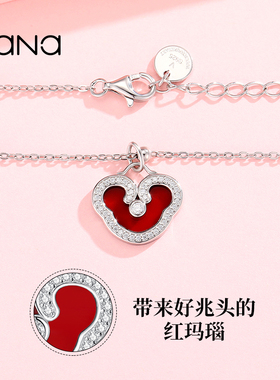 vana纯银女轻奢小众项链