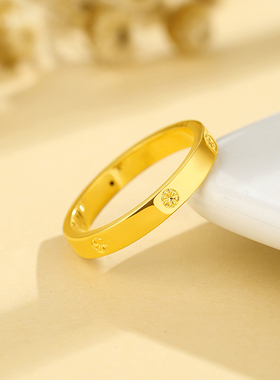 vanaK金米字戒指女生轻奢小众情人节礼物送女友妈妈母亲节老婆