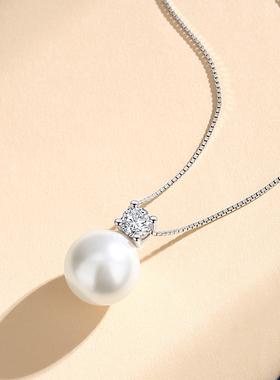 vana珍珠项链纯银女2026新款轻奢