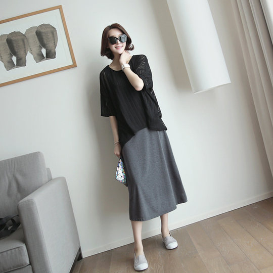 女装2025年夏莫代尔背心裙长裙吊带连衣裙修身显瘦无袖裙子a字裙