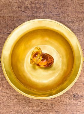 摆件铜碗客厅开业礼品