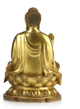 纯铜大日如来风水居家供奉佛像