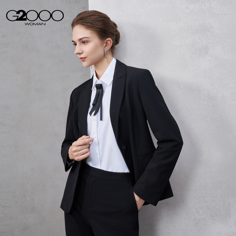 【多面弹性/商场同款】G2000女装2025秋冬厚款商务通勤西装西裤.,淘宝优惠券,粉丝福利购,淘宝优惠卷