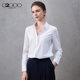 【莫代尔弹力/舒适亲肤】G2000女2025秋冬舒适商务通勤长袖衬衫.