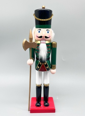 胡桃夹子士兵30CM儿童房卧室木偶电视柜酒柜装饰品咖啡厅橱窗摆件