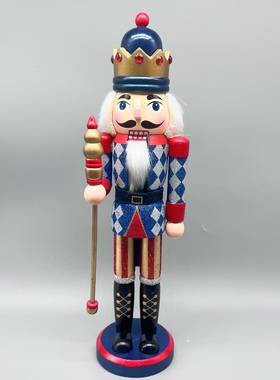 欧式胡桃夹子木偶兵 摆设 创意酒柜电视柜客厅摆件家居装饰品礼物