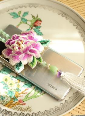 独家新中式项链手工刺绣