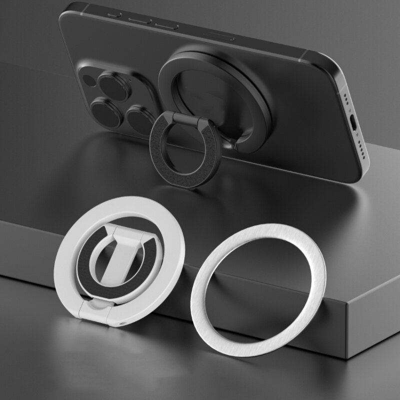New double-sided magnetic ring buckle mobile phone holder