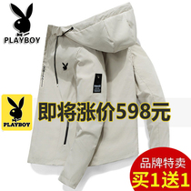 Flowers Playboy Youth Big Code Mens Coats Spring Autumn Season Han Edition Casual Clips Jersey Men Tide Cards 100 Hitch Clothes