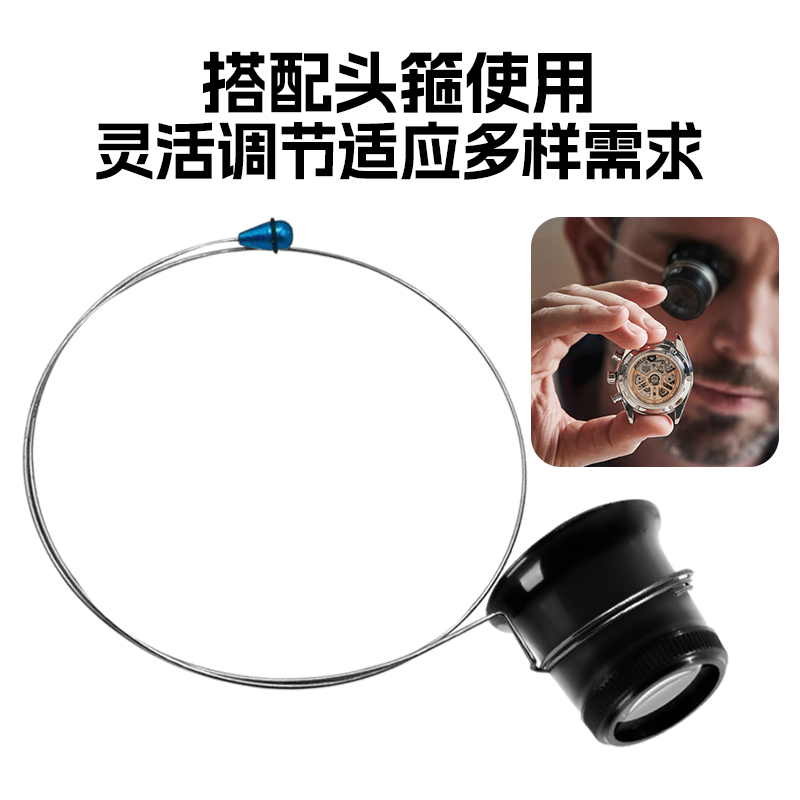 日本vixen威信高倍高清放大镜维修手表手机精密仪器工具扣眼上 - 图1