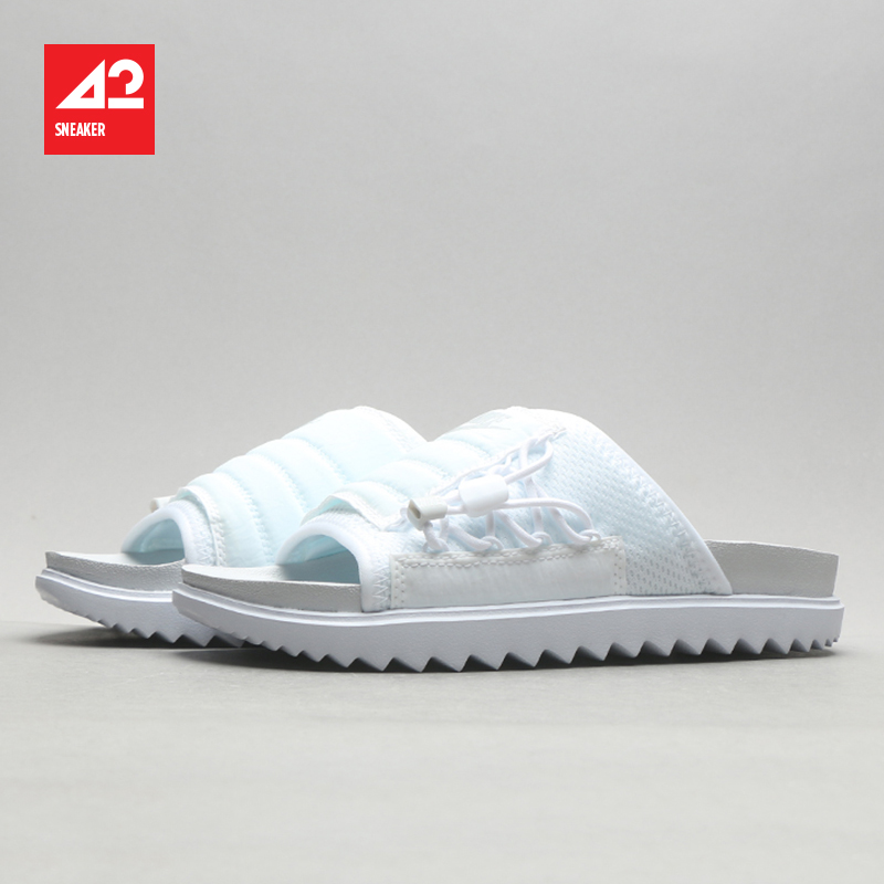 现货42运动家 Nike Asuna Slide 男女厚底沙滩休闲凉拖鞋 CI8799 - 图0