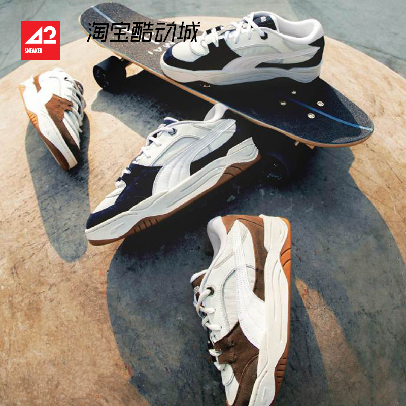 现货42运动家彪马Puma 180 Tan防滑耐磨厚底面包鞋低帮休闲板鞋-图0