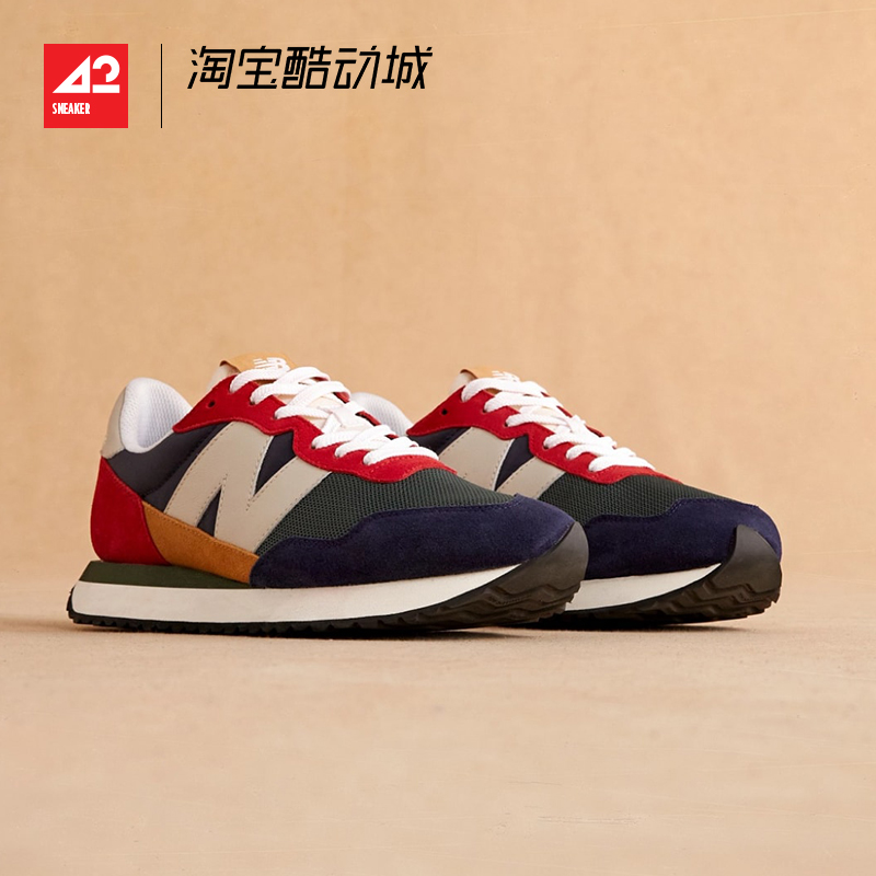 现货42运动家 New Balance NB237 男女复古跑步鞋MS237SC MS237SA - 图2