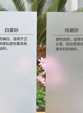 浴室卫生间透光不透明玻璃贴膜