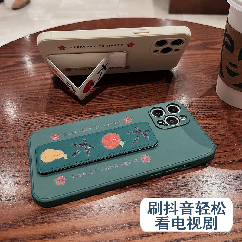 水果文字适用于iPhone17手机壳苹果新款16ProMax/15全包防摔14Pro折叠腕带13Pro磁吸支架款12PR/11/X柿柿顺心,淘宝优惠券,粉丝福利购,淘宝优惠卷