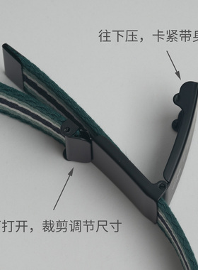 欧美潮牌男女帆布编织腰带百搭潮